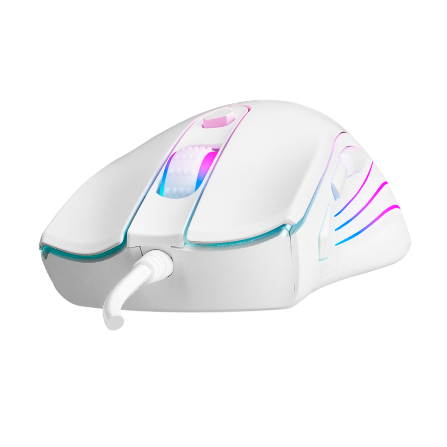 Miš gaming RAMPAGE SMX-R3 USB white, macro
