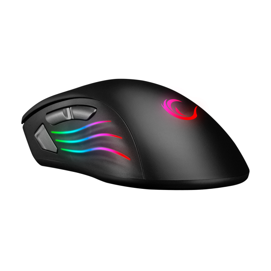 Miš gaming RAMPAGE SMX-R33 LIMBO black, macro,6400dpi, RGB LED