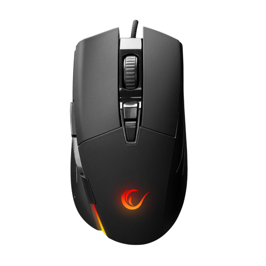 Miš gaming RAMPAGE SMX-52 BROKER black, USB, RGB,7200dpi