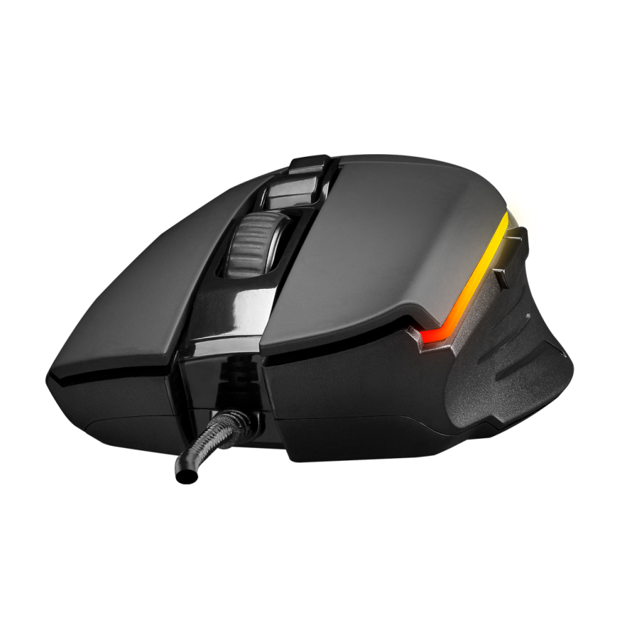 Miš gaming RAMPAGE SMX-52 BROKER black, USB, RGB,7200dpi