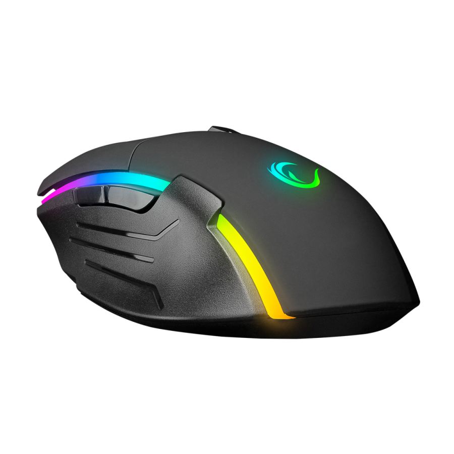 Miš gaming RAMPAGE SMX-52 BROKER black, USB, RGB,7200dpi