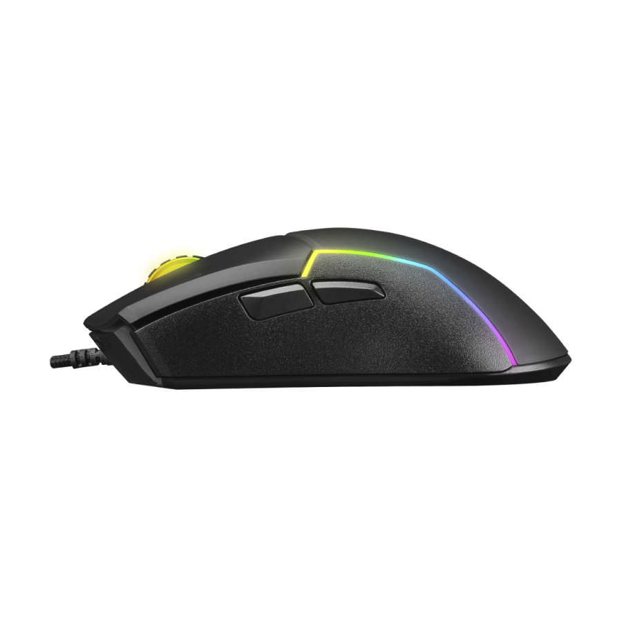 Miš gaming RAMPAGE SMX-R28 COOL black, USB, RGB, makro, 7200dpi/1000hz