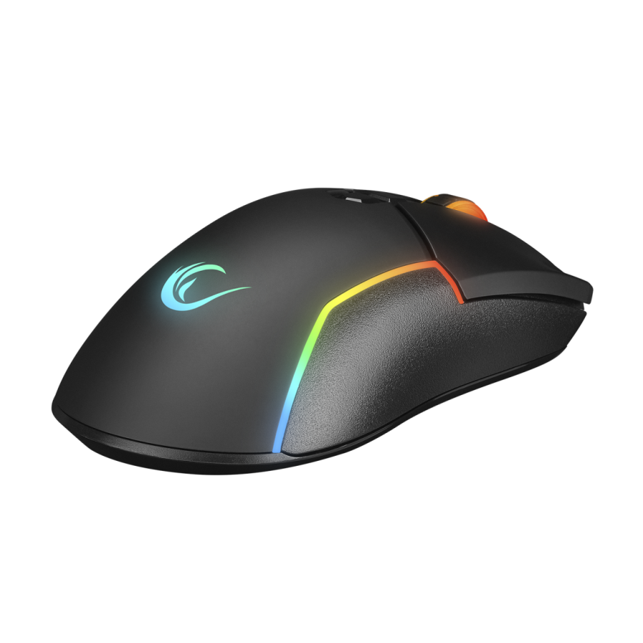 Miš gaming RAMPAGE SMX-R28 COOL black, USB, RGB, makro, 7200dpi/1000hz