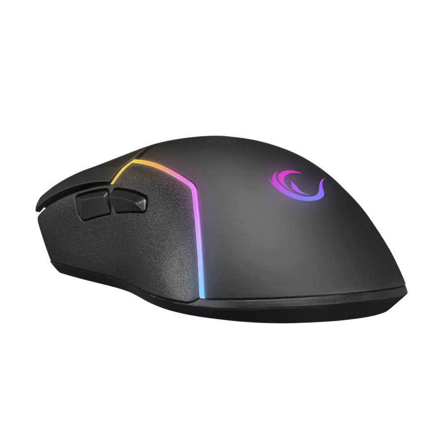 Miš gaming RAMPAGE SMX-R28 COOL black, USB, RGB, makro, 7200dpi/1000hz
