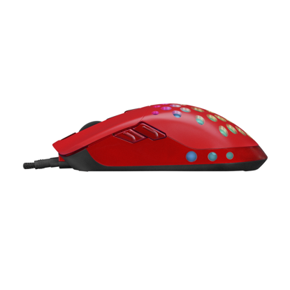 Miš gaming RAMPAGE SMX-R66 ROCKET Ultra Light silver, RGB LED, 12000dpi