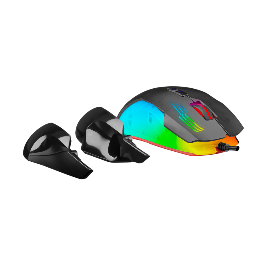 Miš gaming RAMPAGE SMX-G38 CLAW, USB, macro, 7200dpi, RGB LED, 35497