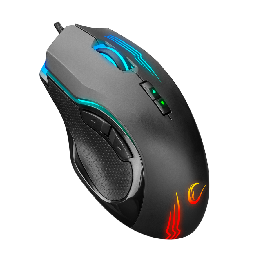 Miš gaming RAMPAGE SMX-G38 CLAW, USB, macro, 7200dpi, RGB LED, 35497