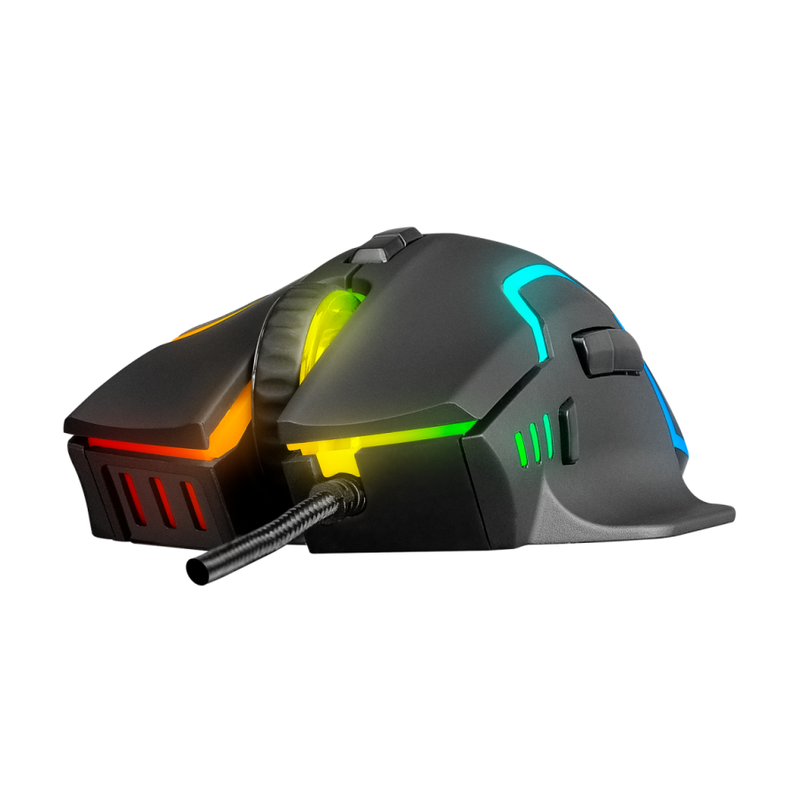 Miš gaming RAMPAGE Miracle M2, USB Black, 8 buttons, RGB 7200dpi