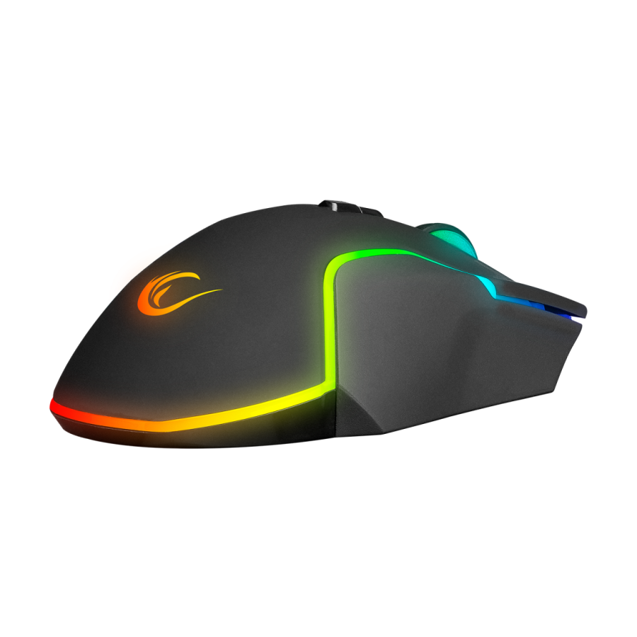 Miš gaming RAMPAGE Miracle M2, USB Black, 8 buttons, RGB 7200dpi