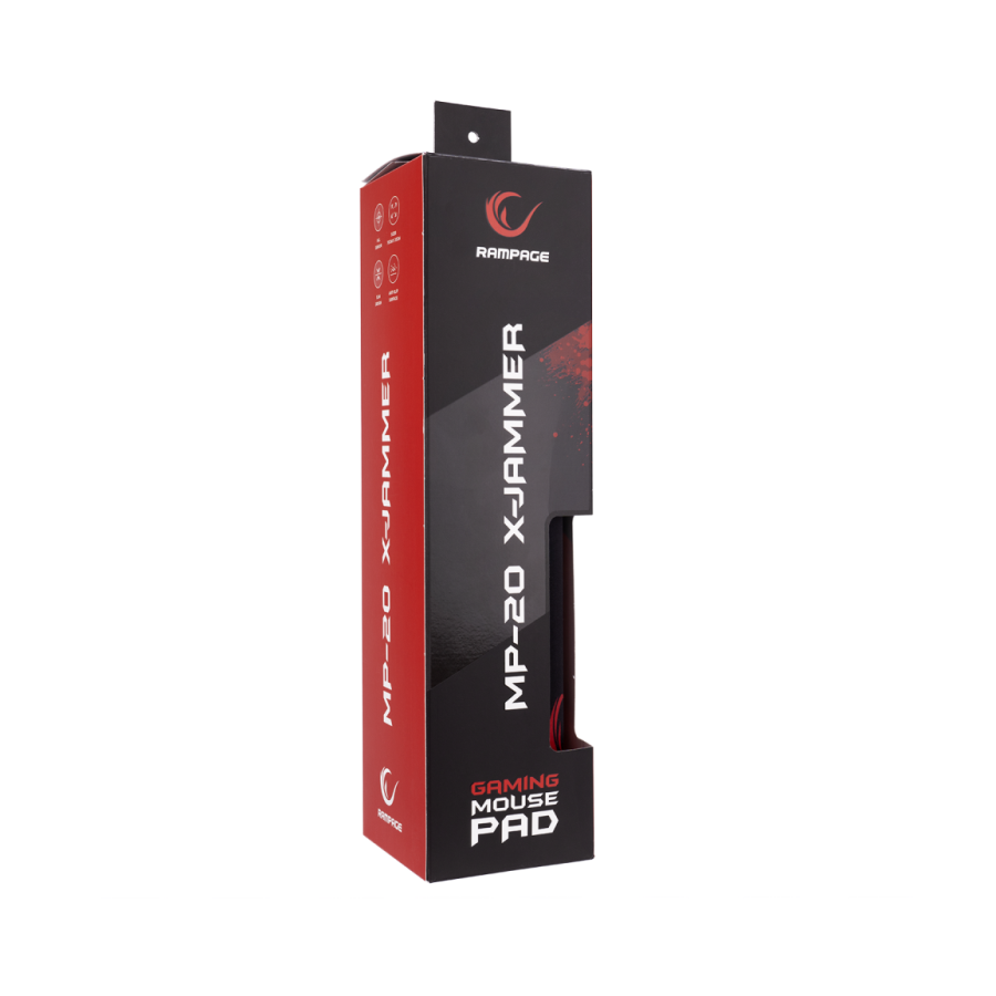 Podloga za miš gaming RAMPAGE MP-20 X-JAMMER 300x700x3mm, 35684