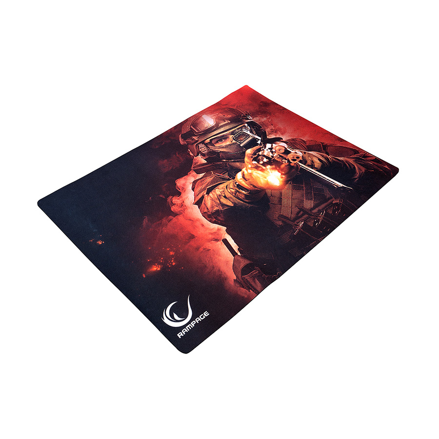 Podloga za miš gaming RAMPAGE Addison 300350 350x250x2mm, 28552