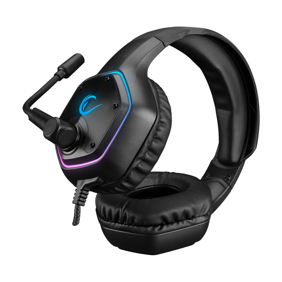 Slušalice sa mikrofonom gaming RAMPAGE RM-K33 X-TRACER, USB, 7.1 Surround, RGB PC/ PS4