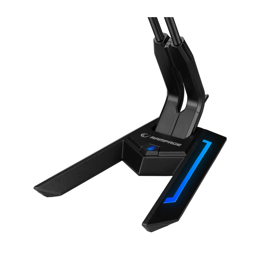 Mikrofon gaming RAMPAGE SN-RM7X black stoni LED, 21847