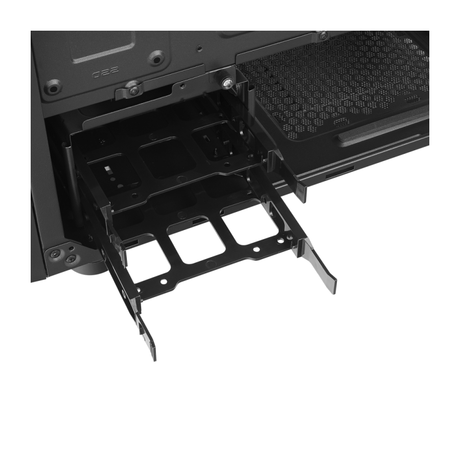 Kućište gaming RAMPAGE TRIANGLE, ATX, ventilatori 4x120mm, Auto RGB, glass, Mid-Tower, 38983