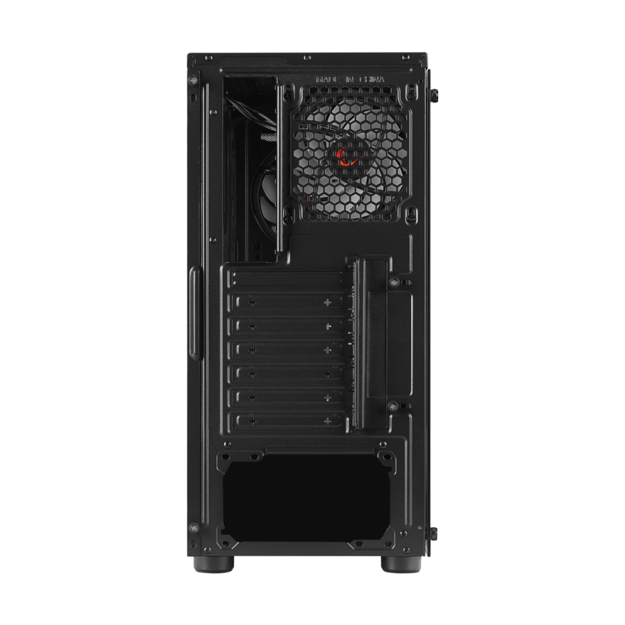 Kućište gaming RAMPAGE TRIANGLE, ATX, ventilatori 4x120mm, Auto RGB, glass, Mid-Tower, 38983