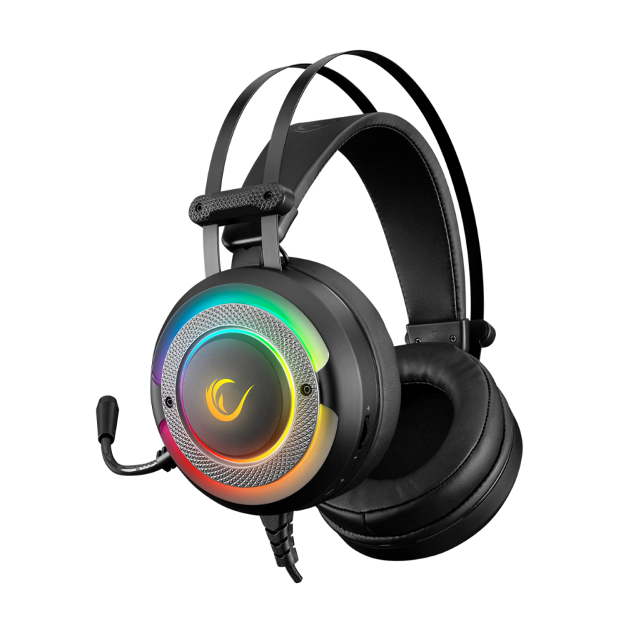 Slušalice sa mikrofonom gaming RAMPAGE G7 X-RUNNER black, PC/PS4, RGB LED, 7.1, fleksibilni mikrofon