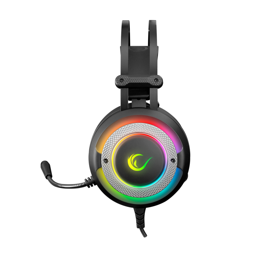 Slušalice sa mikrofonom gaming RAMPAGE G7 X-RUNNER black, PC/PS4, RGB LED, 7.1, fleksibilni mikrofon