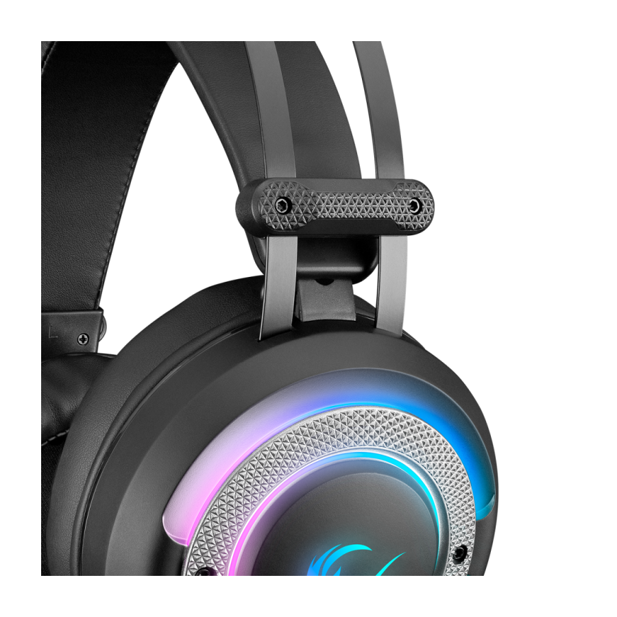 Slušalice sa mikrofonom gaming RAMPAGE G7 X-RUNNER black, PC/PS4, RGB LED, 7.1, fleksibilni mikrofon