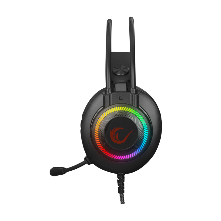 Slušalice sa mikrofonom gaming RAMPAGE RM-K27 X-JAMMER Rainbow RGB LED USB 3.5M PC - PS4-PS5-XBOX, 34516
