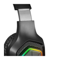 Picture of Slušalice sa mikrofonom gaming RAMPAGE RM-K90 VECTOR black, RGB LED, 3,5 mm