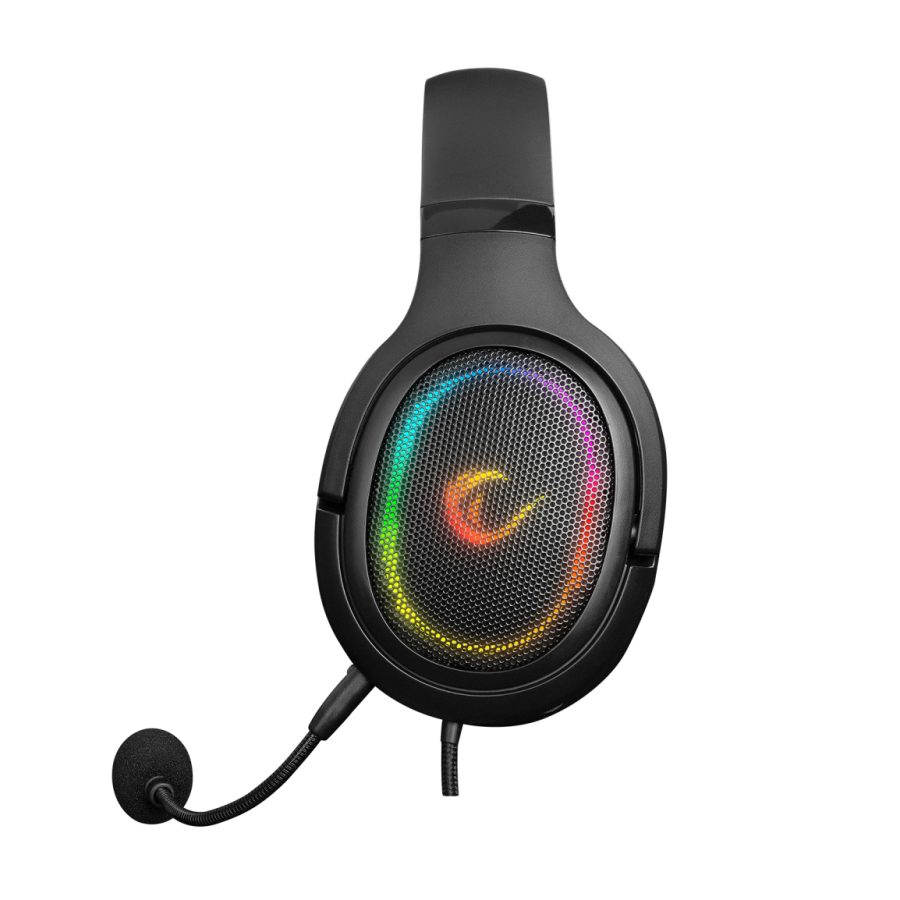 Slušalice sa mikrofonom gaming RAMPAGE RX6 X-HORSE black PC/PS4, USB, RGB LED, 7.1, odvojiv mikrofon