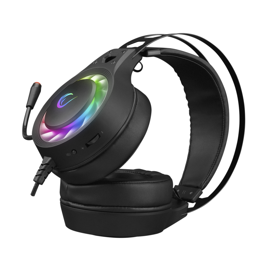 Slušalice sa mikrofonom gaming RAMPAGE G8 LOOPY, PC/PS4/PS5, USB, 7.1, RGB LED, fleksibilni mikrofon