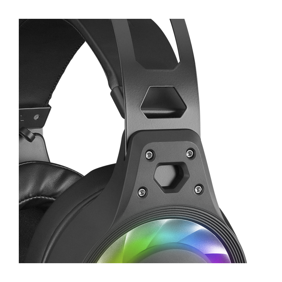 Slušalice sa mikrofonom gaming RAMPAGE G8 LOOPY, PC/PS4/PS5, USB, 7.1, RGB LED, fleksibilni mikrofon