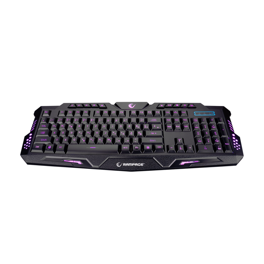 Tastatura + miš gaming RAMPAGE KM-R77 black, USB, LED, BiH Layout, multimedia