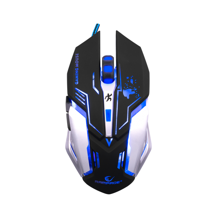 Tastatura + miš gaming RAMPAGE KM-R77 black, USB, LED, BiH Layout, multimedia