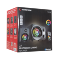 Picture of Zvučnici 2.1 gaming RAMPAGE RMS-G8 25W BLUETOOTH + USB-SD-FM RAINBOW Black RGB LED