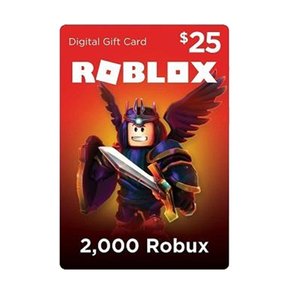 Roblox 25$ – 2000 Robux (USA)