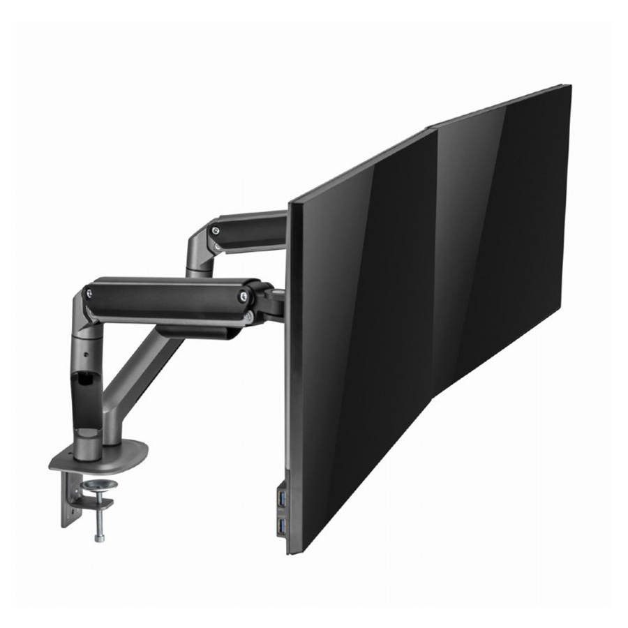 NOSAČ ZA DVA MONITORA GEMBIRD MA-DA2-05, up to 32", up to 9 kg
