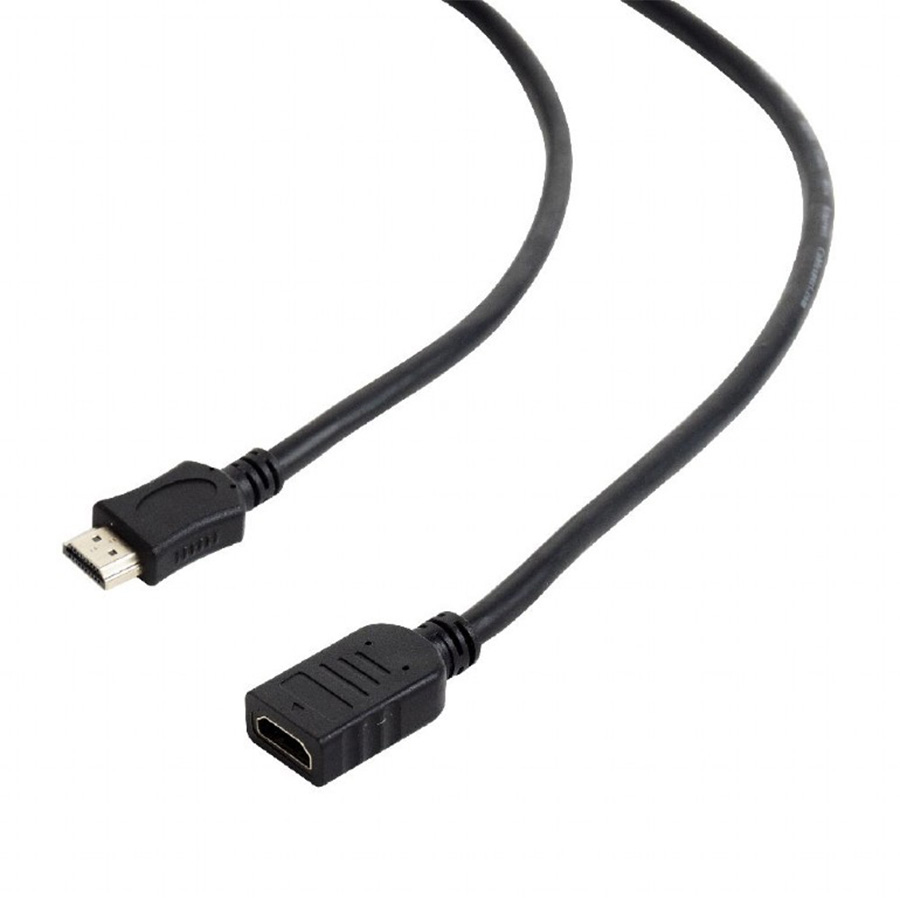 HDMI extension kabl, GEMBIRD, CC-HDMI4X-0.5M, M-F, v.2.0, 0,5m, support Ethernet, 3D