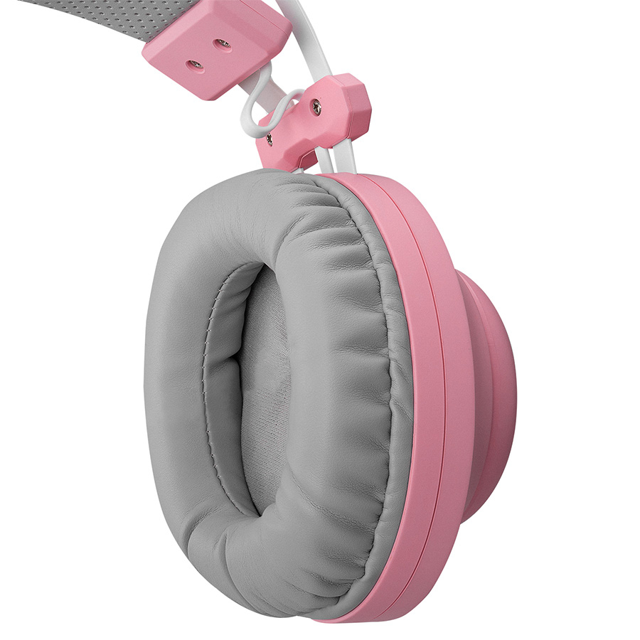 Slušalice sa mikrofonom gaming RAMPAGE RM-K1 PULSAR pink, USB, 7.1 Surround+Vibration, RGB, dugi fleksibilni mikrofon, 36130