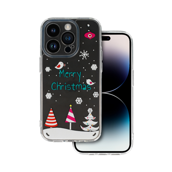 Picture of ZAŠTITNA MASKA CHRISTMAS CASE ZA IPHONE 13 PRO DESIGN 4 CLEAR