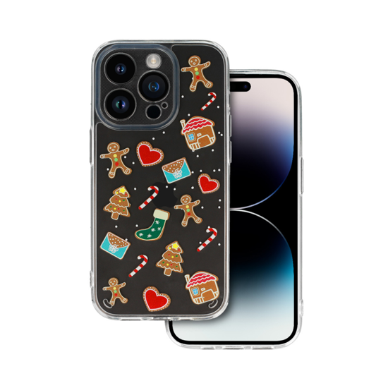 Picture of ZAŠTITNA MASKA CHRISTMAS CASE ZA IPHONE 13 PRO MAX DESIGN 2 CLEAR