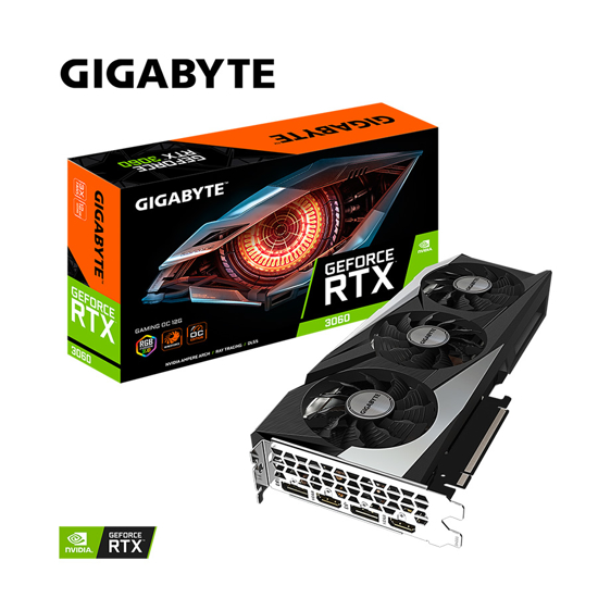Picture of Gigabyte VGA RTX 3060 Gaming OC 8GB GDDR6 128GB; 2xDP, 2xHDMI; GV-N3060GAMING OC