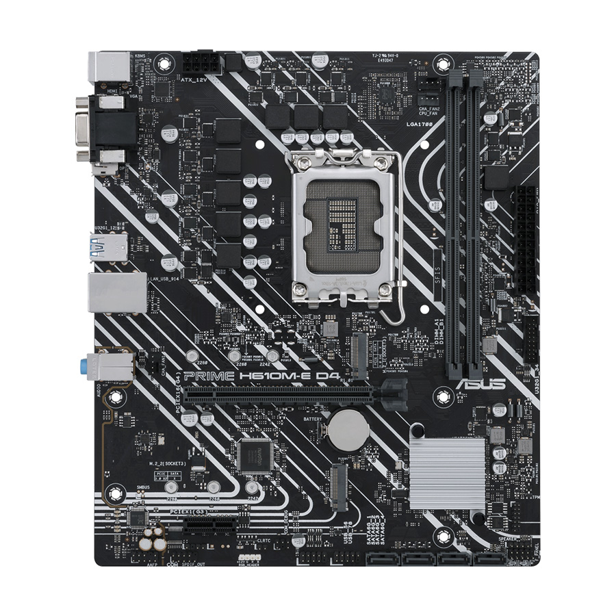 ASUS MB PRIME H610M-E D4-CSM Intel H610;LGA 1700;2xDDR4 VGA,HDMI,DP;micro ATX
