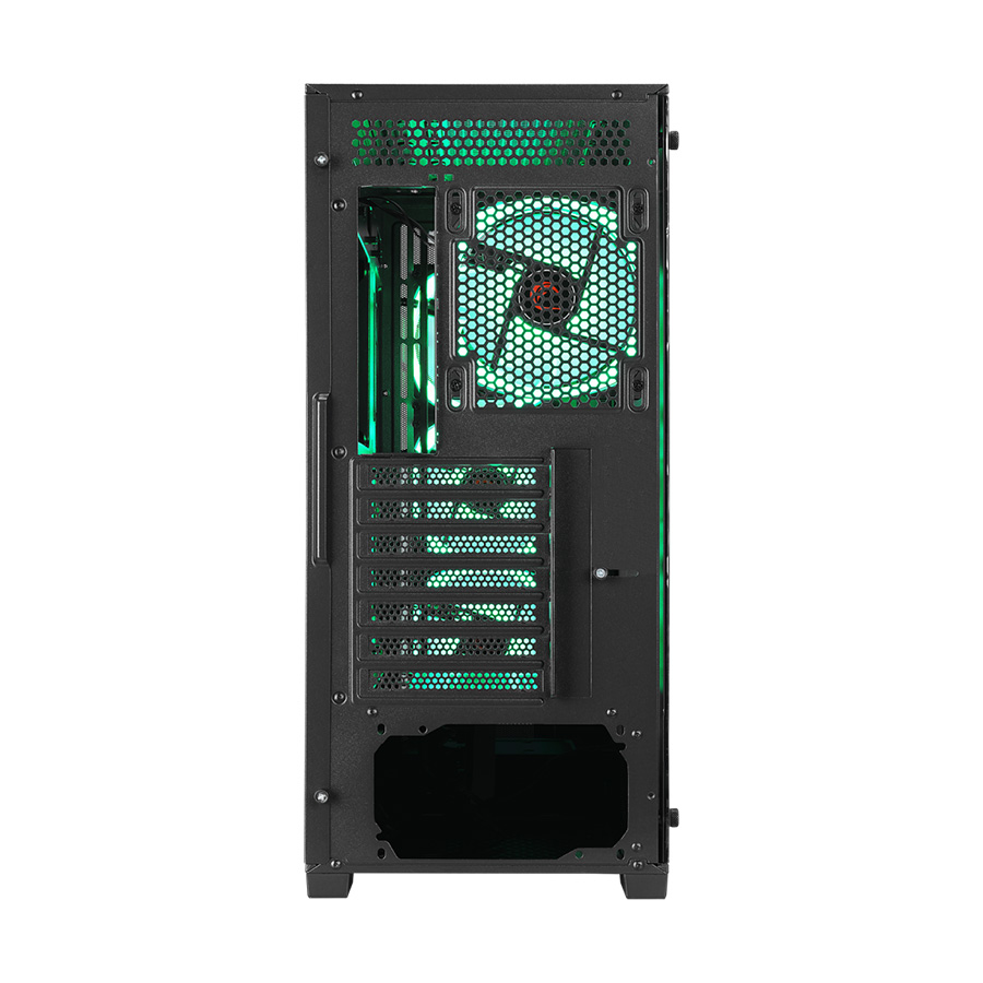 Kućište gaming RAMPAGE PRIME Mesh Tempered Glass 4*ARGB Fan Hub E-ATX, 37919
