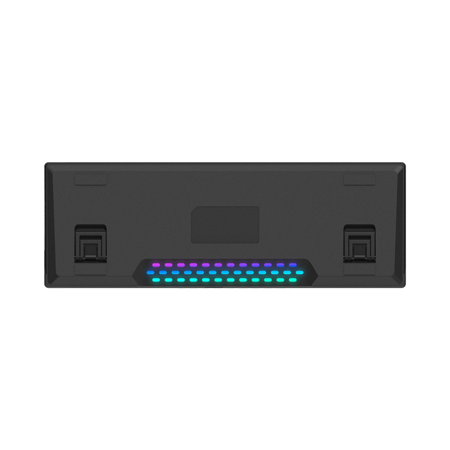 Tastatura gaming RAMPAGE RADIANT K11 black, Type-C, RGB, blue switch, US layout, pudding keycaps