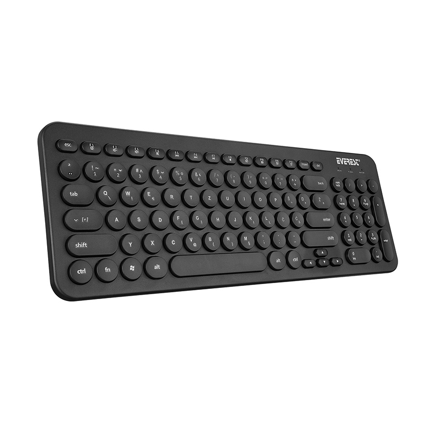 Tastatura + miš Everest KM-01K Black USB, BiH LC layout, 31508