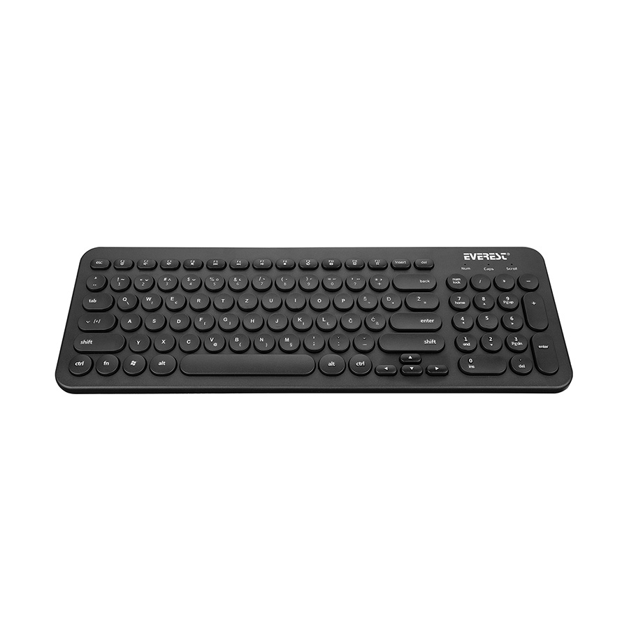 Tastatura + miš Everest KM-01K Black USB, BiH LC layout, 31508