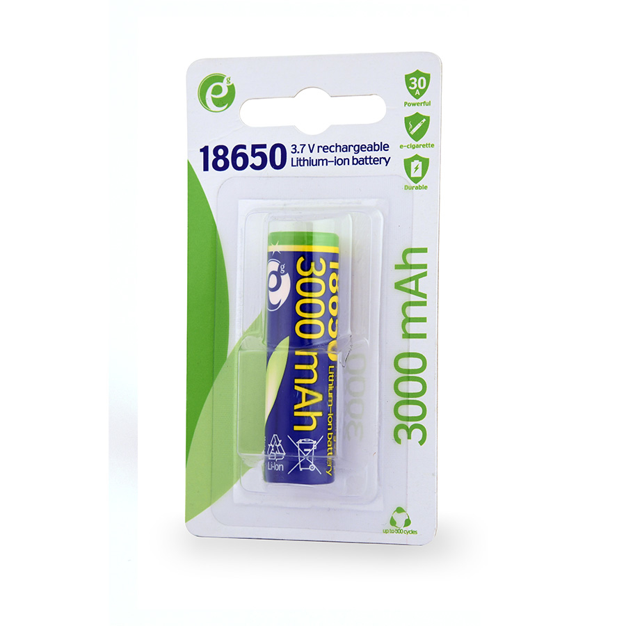Punjiva baterija 18650 EG-BA-18650-10C/3000, GEMBIRD