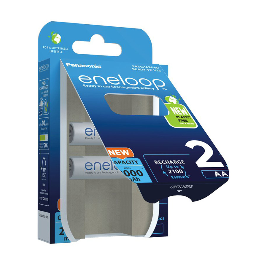 PANASONIC punjive baterije eneloop AA/2B (BK-3MCDE/2BE)