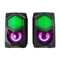 Picture of Zvučnici 2.0 gaming RAMPAGE RMS-N29 2.0 3W*2 USB 5V Rainbow Backlit Gaming Speaker, Sound System