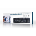 Picture of Tastatura GEMBIRD sa  velikim slovima, KB-US-103, Standard keyboard, USB, US layout, black