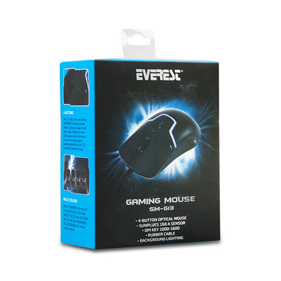 Miš Everest gaming SM-G13 1600dpi USB