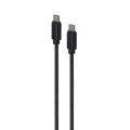 Picture of USB 2.0 kabl Type-C to Type-C sa metalnim konektorima CCDB-mUSB2B-CMCM-6, 1,8 m, crne boje