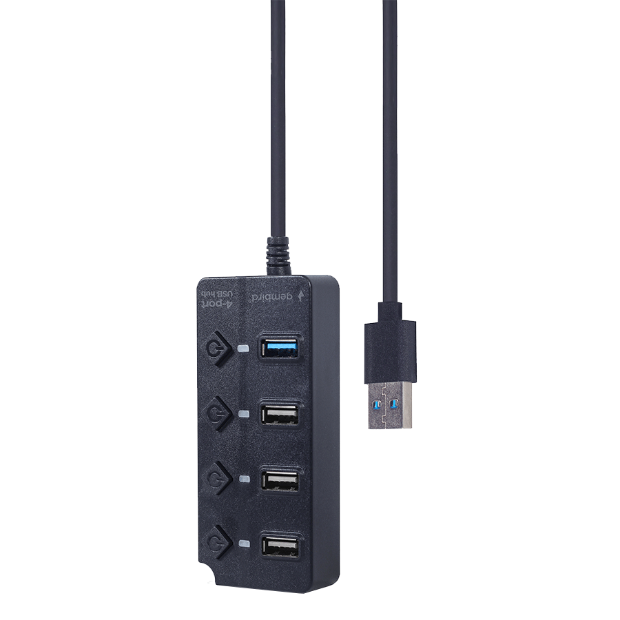 USB HUB 4-port 1 x USB 3.1 + 3 x USB 2.0 GEMBIRD UHB-U3P1U2P3P-01