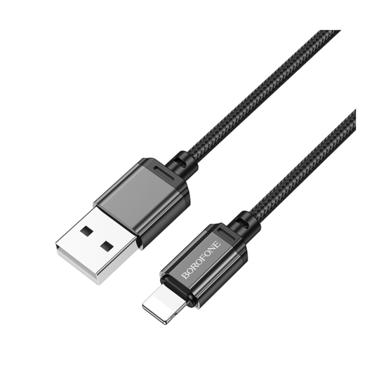 Picture of USB kabal 1m BOROFONE BX87 Sharp charging data iPhone/lightning black